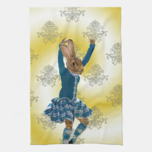 Schots hooglanddanseres theedoek