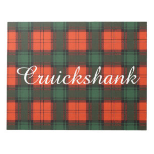 Schots kilottartan notitieblok