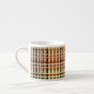 Schots land schots perzik ontwerp espresso kop