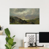 Schots landschap poster (Thuiskantoor)