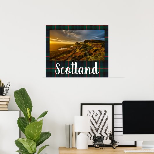Schots landschap poster (Thuiskantoor)
