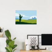 Schots landschap poster (Thuiskantoor)