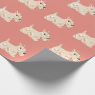 Schots omlooppapier met wieltjes cadeaupapier