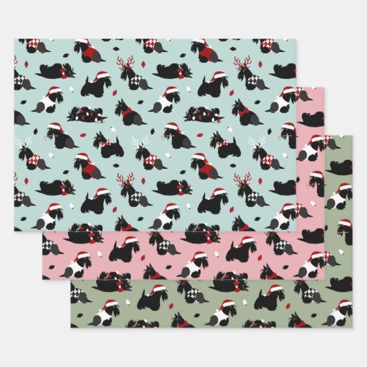 Schots papier voor het rapen van Schotse Terrier Inpakpapier Vel (Set)
