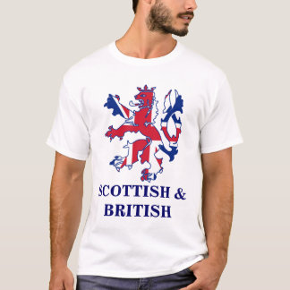 Schots patriottisch en Brits T-shirt