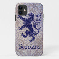 Schots Rampant Lion Navy Blue Celtic Knot
