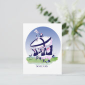 Schots rugbygejuich, Tony Fernandes Briefkaart (Staand voorkant)