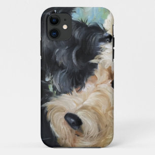 Schots schottenscottie voor zwarte en piepende sch iPhone 11 hoesje