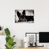 Schots stadsontwerp voor Terrier Poster (Thuiskantoor)