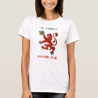 Schots-stijlvrouwen T-shirt