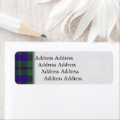 Schots tartan etiket (Insitu)