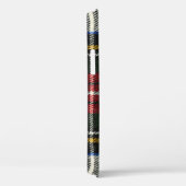 Schots tartanpatroon. Rood- en witte wolvlecht Case-Mate iPhone Case (Achterkant / Rechts)