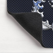 Schots Thistle in Chrome Style Muismat (Hoek)