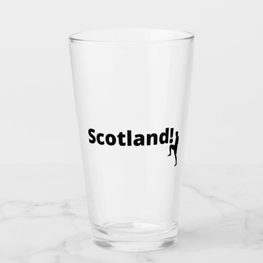 Schots voetbal glas (Voorkant)