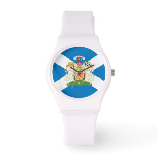 Schots wapenschild horloge