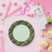 Schots zwarte inktvis, geplateerd papieren bordje (Feest)