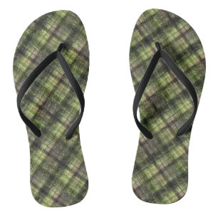 Schots zwarte inktvis, geplateerd teenslippers