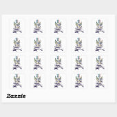 Schotse Amerikaanse distel Stickers (Vel)