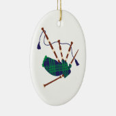 Schotse Bagpipes Keramisch Ornament (Rechts)