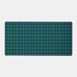 Schotse bloem van Schotland Tartan Plaid Bureaumat