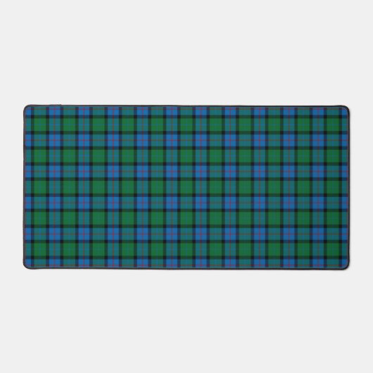 Schotse bloem van Schotland Tartan Plaid Bureaumat (Voorkant)
