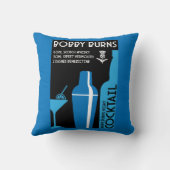 Schotse Bobby Burns Whiskey Cocktail Kussen (Achterkant)