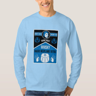 Schotse brandwonden nacht t-shirt