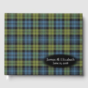 Schotse Campbell Family Tartan Plaid Wedding Gastenboek