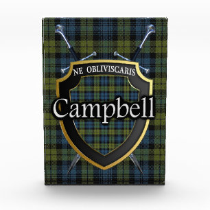 Schotse Campbell Tartan Fotoblokken