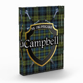 Schotse Campbell Tartan Fotoblokken (Links)
