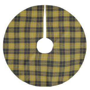 Schotse Clan Barclay Geel Zwart Jurk Tartan Kerstboom Rok