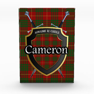 Schotse Clan Cameron Tartan Fotoblokken