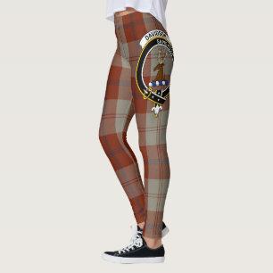Schotse Clan Davidson Dress Dansers Crest Tartan Leggings