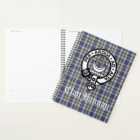 Schotse Clan Hannay Aangepaste Planner (Display)