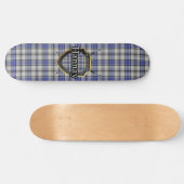Schotse Clan Hannay Tartan Shield Skateboard (Horizontaal)