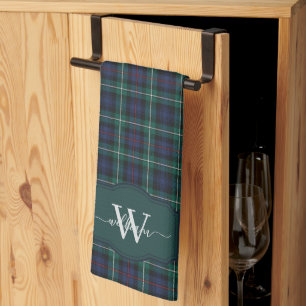 Schotse Clan MacKenzie Tartan Plaid Monogram Theedoek