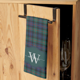 Schotse Clan Murray van Atholl Tartan Monogram Theedoek