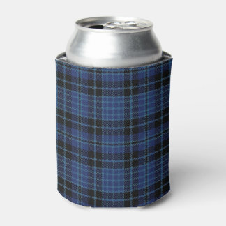 Schotse Clergy Blauw Wit Zwart Tartan Schots Gerui Blikjeskoeler