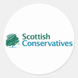 Schotse Conservatieven Ronde Sticker