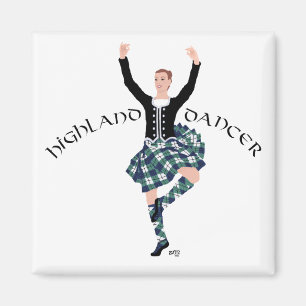 Schotse Danser Highland Fling Magneet