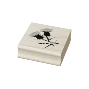 Schotse distel, bloem van Schotland Rubberstempel