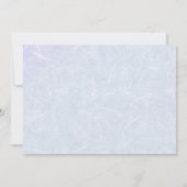 Schotse distel bloemenbruiloft kaart (Achterkant)