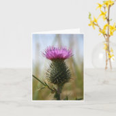 Schotse Distel Notecard Kaart (Gele Bloem)