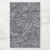 Schotse distelknoop William Morris Style Voedselcontainer Etiket (Enkel label)