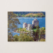 Schotse Eilean Donan - MacKenzie/MacRae Clans Legpuzzel (Horizontaal)