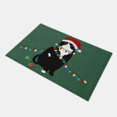 Schotse Fold Cat vakantie deurmat (Schuin)