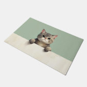 Schotse Fold Kat deurmat Kunst (Schuin)