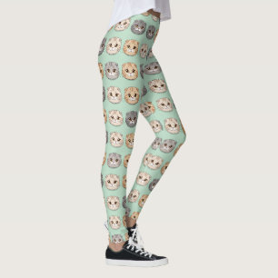 Schotse Fold Lieve Kattenliefhebber Patroon Leggings