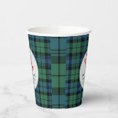 Schotse geruite rivierkreeftenstoofpot verlovingsf papieren bekers (Links)