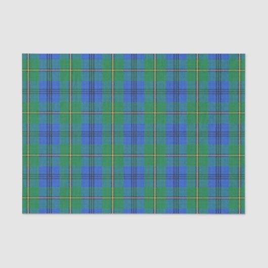 Schotse geschenken clan Johnston Johnstone Tartan Tissuepapier (Voorkant)
